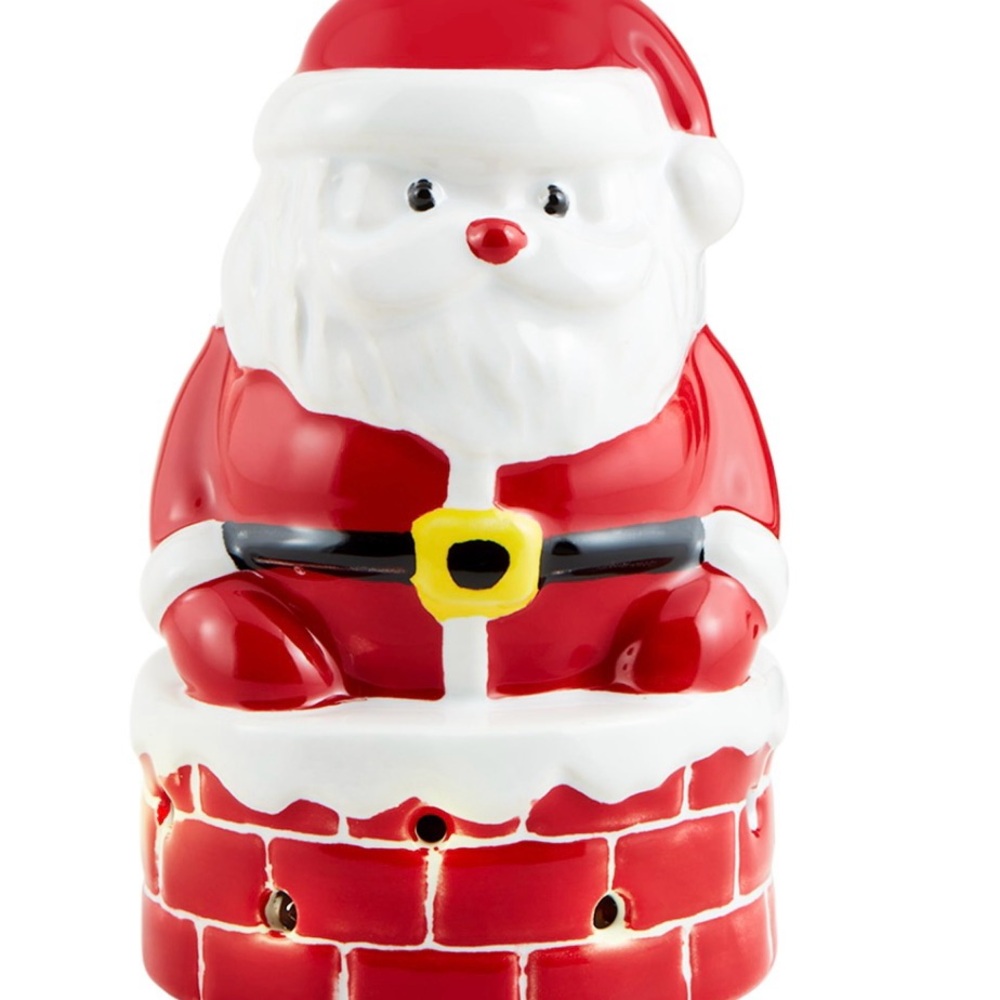 Mud pie light up Santa Claus Ceramic Holiday Decor